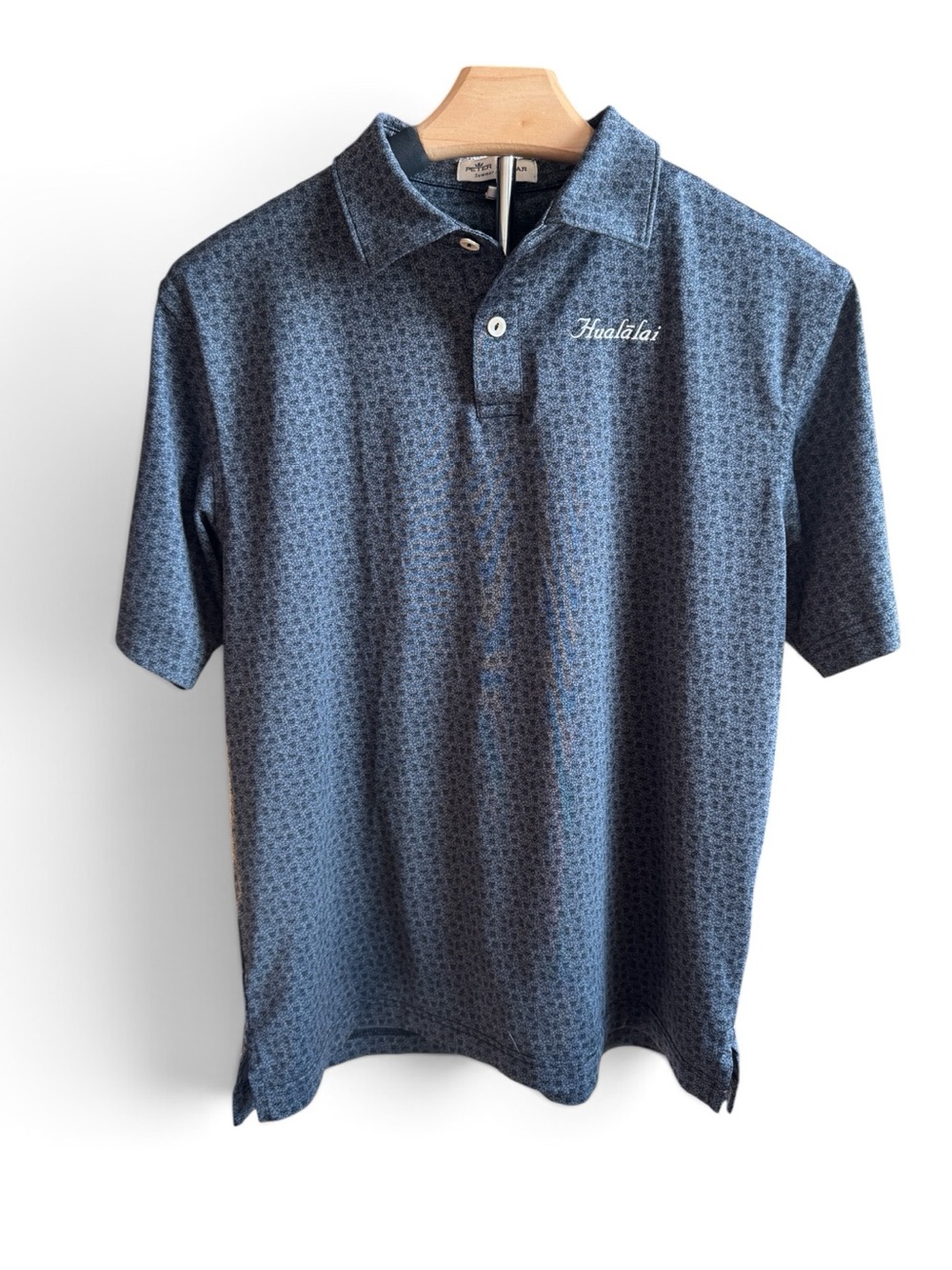 Peter Millar Hualalai Golf Polo Women's Unisex S/M Blue Geometric Summer Comfort
